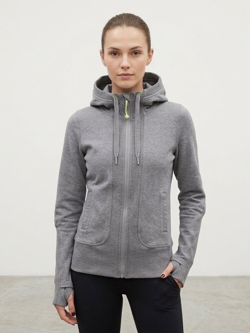 Lululemon‎ Scuba Hoodie IV Full Zip Gray 4 Athletic Comfy Travel Running Workout